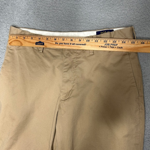 Polo Ralph Lauren Khaki Chino Pants Mens Size 30x32 Stretch Classic Fit Preppy - Picture 8 of 15